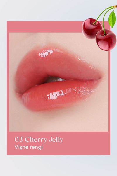 Missha Gel-Structured Tint That Provides a Natural and Bright Look a'Pieu Juicy Pang Jelly Tint (03 Cherry Jelly)