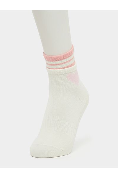 Styli Set of 5 - Heart Detail Crew Socks