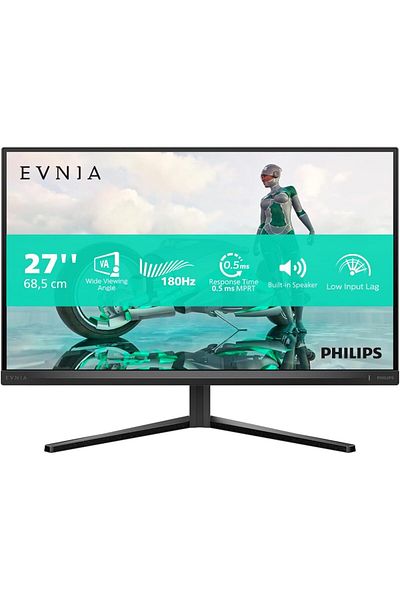 Philips شاشة ألعاب LED Philips 27M2N3200A مقاس 27 بوصة (68.5 سم) بدقة 1920 × 1080 بكسل وشاشة LCD عالية الدقة بالكامل