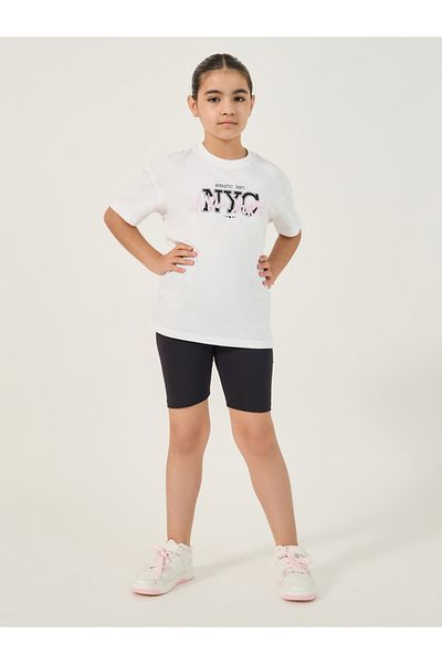 Styli Regular Fit Round Neck T-Shirt and Shorts Set