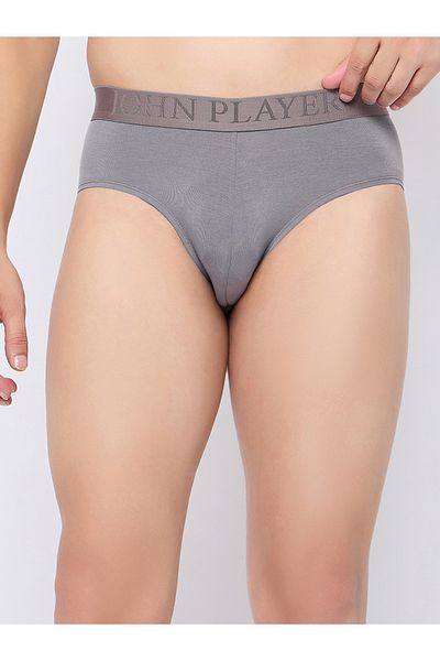 John Player By Styli Pack of 2 - Logo Detail Waistband Briefs