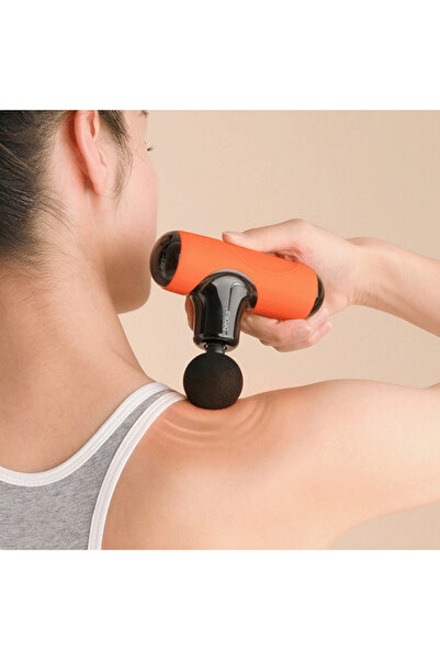 Beoka Aparat Masaj Ultra-Portabil, 5 Capete, 5 Viteze, 3000 Percutii, Motor S...