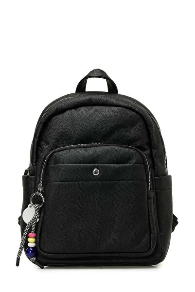 Butigo NTRL YKM CKGZ SRT 5FX Siyah Kadın Sırt Çantası