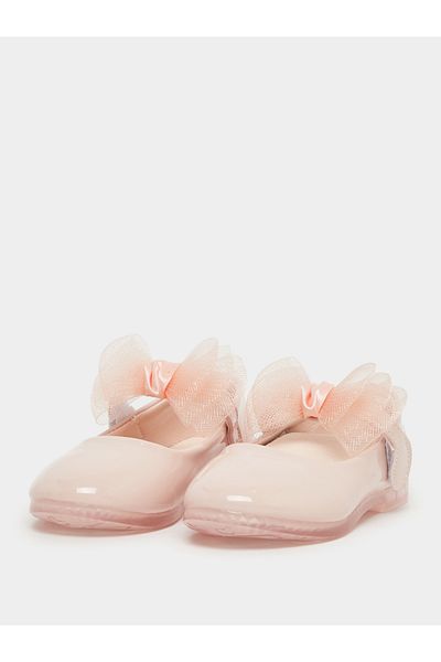 Styli Flower Corsage Flat Ballerinas Shoes