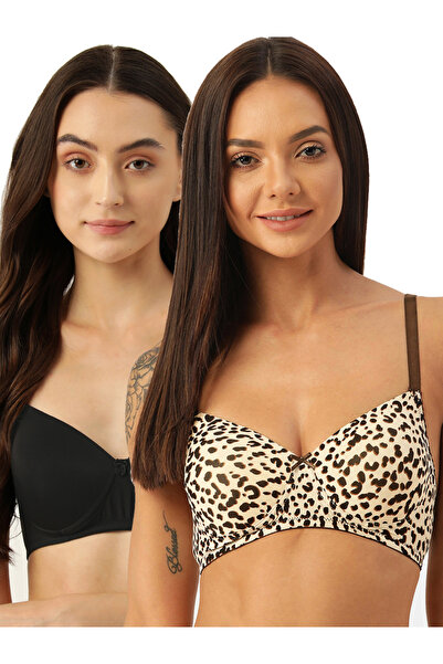 Leading Lady By Styli عبوة من قطعتين - حمالة صدر تي شيرت مبطنة بدون أسلاك