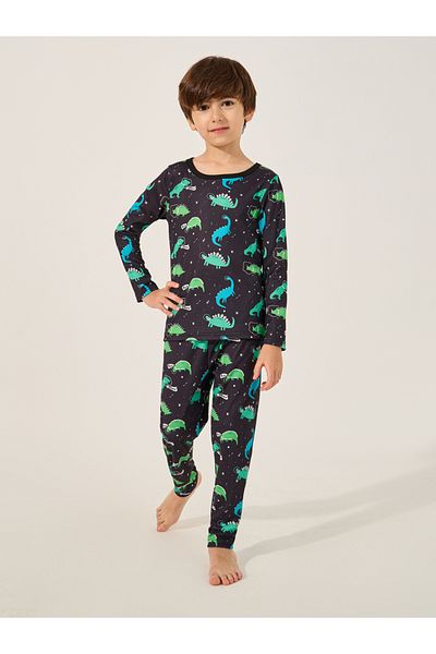 Styli All-Over Print T-Shirt and Pyjama Set