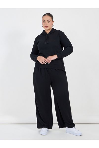 Styli Plus Size Wide Leg Joggers