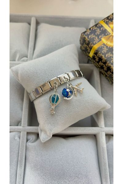 Sepetten Eve Italian Charm Steel Bracelet Special Series Sling New Model