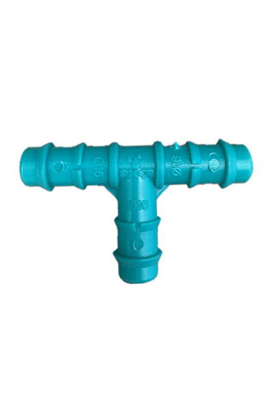 Akça Plastik 16*16*16mm Çap Te Plastik Damla Sulama Ek Parça - 100 Adet