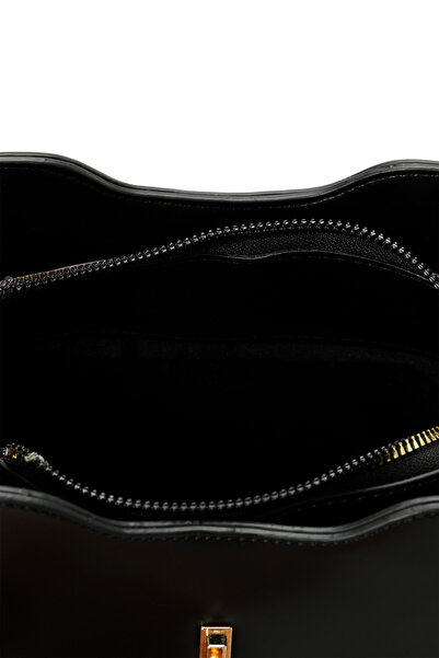 Polaris NTRL KLT DTY KL 5FX Siyah Kadın Kol Çantası