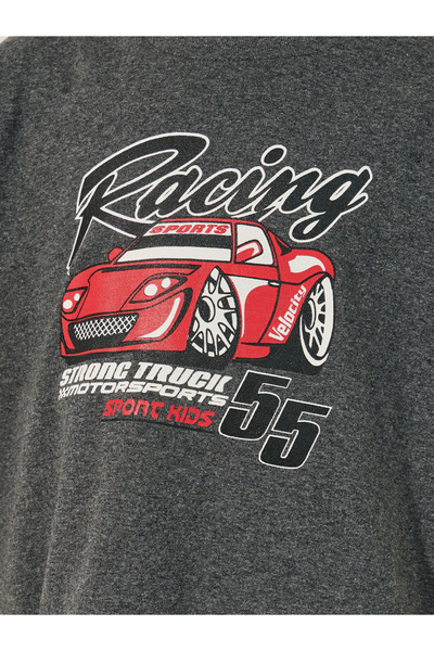 Styli Graphic Print T-Shirt and Pyjama Set