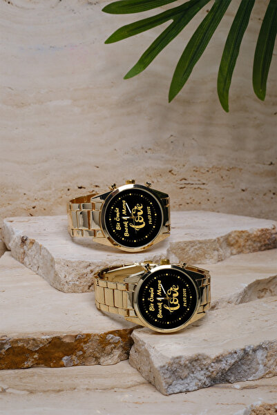 STONY Bir Ömür Love Çift Sevgili Saati, Erkek ve Kadın Kol Saati, Sevgili Öze...