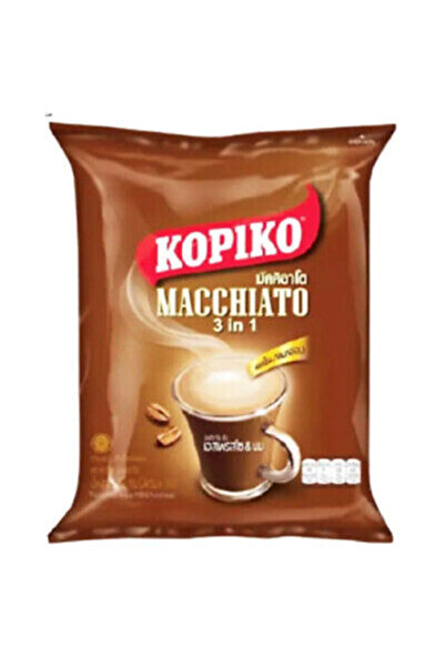 Kopiko قهوة ماكياتو سريعة التحضير ٣ في ١ إسبريسو + حليب ٢٤ غرام × ٢٠ كيس
