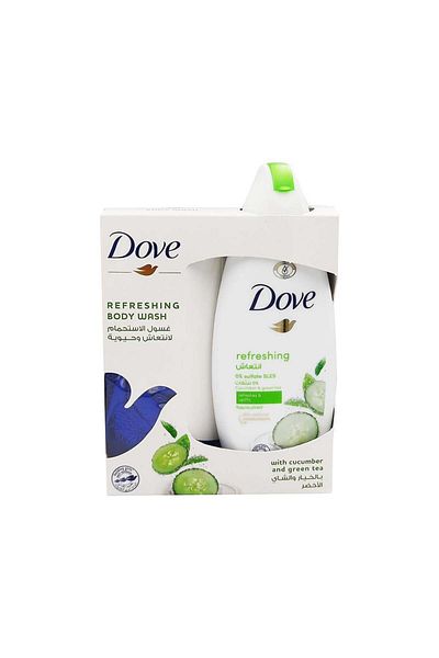 Dove Dove Body Wash Fresh Touch 250ml with Loofah