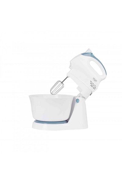 adler Mixer cu Bol Rotativ Adler AD4202 300W 5 Viteze 3L Functie Turbo Alb