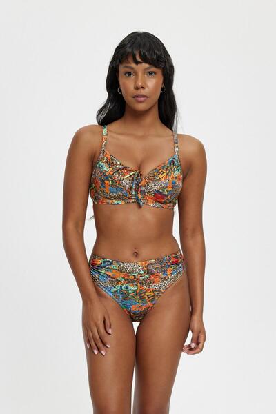 Louren B11017 طقم بيكيني مجمع Underwire برتقالي