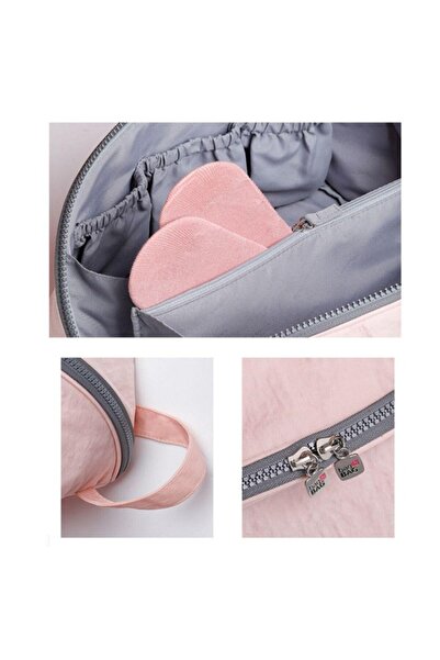 Flippy 3-in-1 Portable Storage Bag for Underwear, Bras & Socks, 23 x 13 x 13 cm, Pink