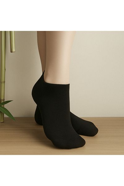 SME COLLECTİON Bamboo Black 3-Piece Elastic Socks - Grumpy and High Quality