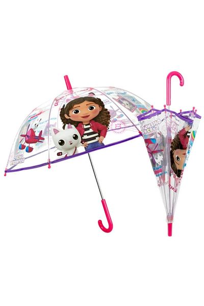 Perletti Transparent umbrella, Perletti, Gabby's, 45 cm, Gabby's Dollhouse Collection