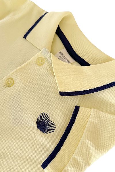 MK Mukko Kids Girl's Polo Neck Embroidered Cotton Summer Short Sleeve Dress