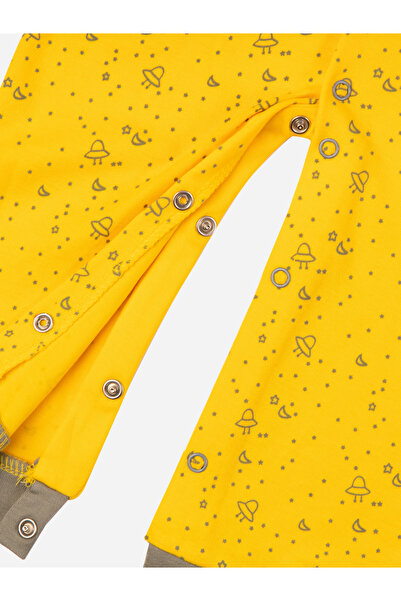 Babies Basic By Styli Printed Cotton Long Sleeves Sleepsuit