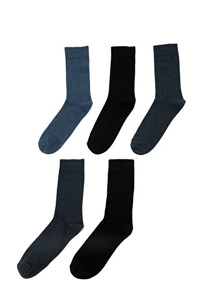 Polaris BASIC 5-LI SKT-M 5FX Mavi Erkek Soket Çorap