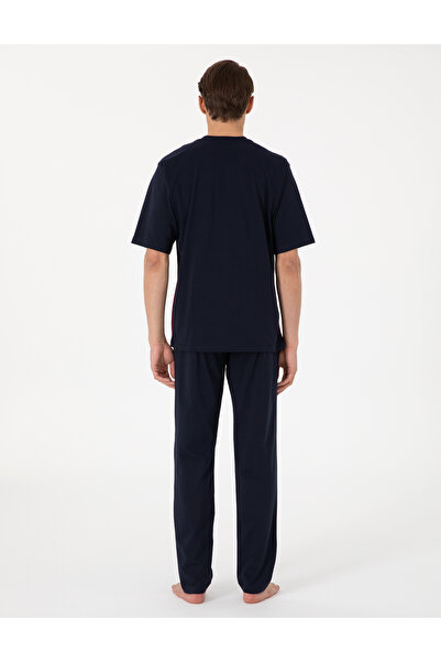 Pierre Cardin Bordo Kısakol 3'lü Jakarlı Pijama Takımı 50314443-900