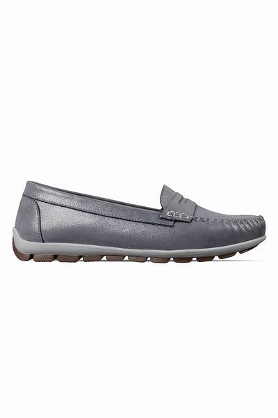 Lal Shoes & Bags Pantofi casual Mila din piele naturală cu sclipici-albastru