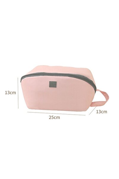 Flippy 3-in-1 Portable Storage Bag for Underwear, Bras & Socks, 23 x 13 x 13 cm, Pink