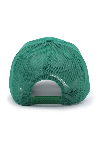 Trucker Mickey Hand Model Interchangeable Crest Mesh Hat Green