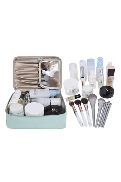 Flippy Geanta de Calatorie, Flippy pentru Cosmetice si Articole de Toaleta, Impermeabil Albastru