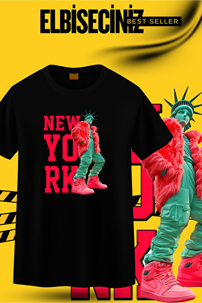 VİZYON İKRA ΝΕΑ ΥΟΡΚΗ Μπλουζάκι/Φούτερ με προεκτυπωμένο σχέδιο, unisex