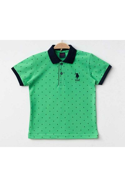 Ceo Polo Neck Green T-Shirt