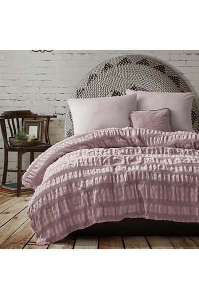 Şaheser Cuvertura jacquard stil Boho, 220x240cm, Apollo Roz Pudra