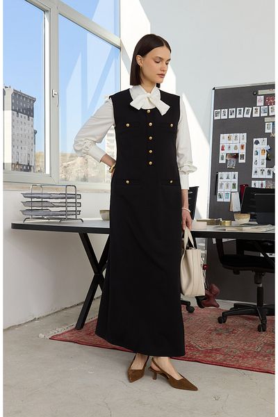Fatma Atasoy Blazer Black Gilet