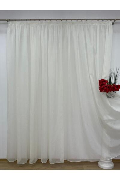 Liz Line Perdea brodata, culoare ivoire, colectia "Rain by Liz Line", cu reja...
