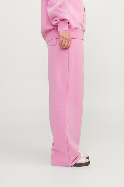 JJXX Pantaloni de trening pentru femei JXELIZABETH STRAIGHT MW roz