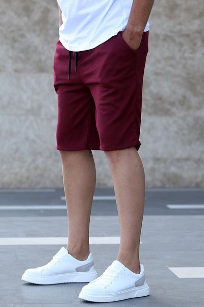 Madmext Σορτς Claret Red Capri 5410