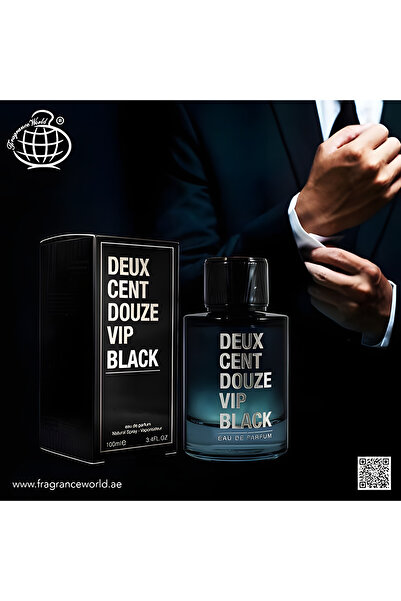 Fragrance World Two Hundred Twelve VIP Black, Apă de parfum, Bărbați, 100 ml, 100 ml
