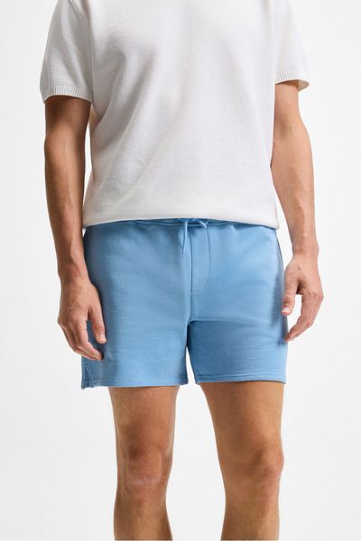 GRIMELANGE Luci Men's Regular Blue Shorts