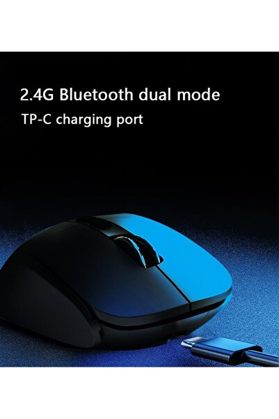 Sarftech Kablosuz Ergonomik Zarif Tasarım RGB Dual Moude 2.4Ghz+BT5.0 Ofis ve Gaming Oyuncu Faresi