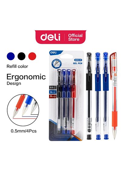 Deli Gel Pen ASST. E6600S-MT