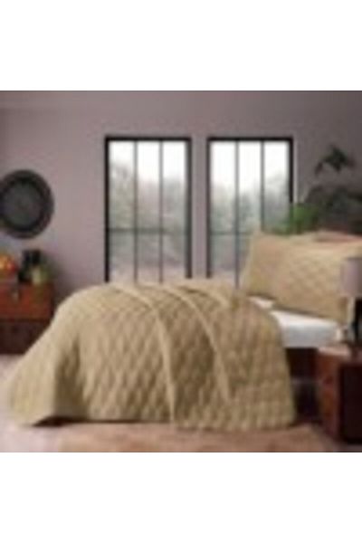 Taç Quilted duvet cover and 2 pillowcases set, TAC, Marissa Gold