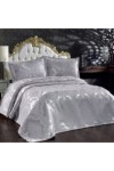 Şaheser Double Bedspread Jacquard, Whitney Home, Beste Grey