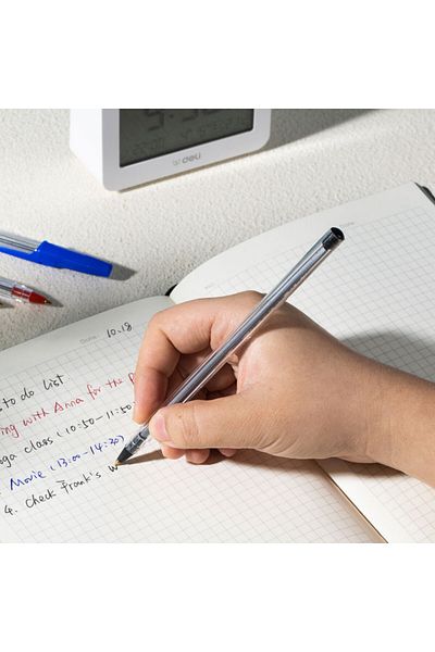 Deli Ball Point Pen BLACK EQ3-BK