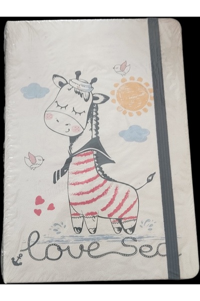 ouz dekor دفتر ملاحظات مخطط بمظلة برونوت من شارب كولور مقاس 13 × 21 سم 80 ورقة