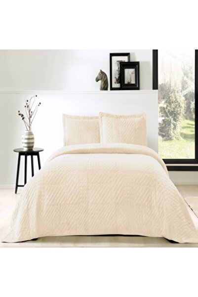 Taç Luxury velvet duvet cover set + 2 pillowcases, TAC, Alvin Cream