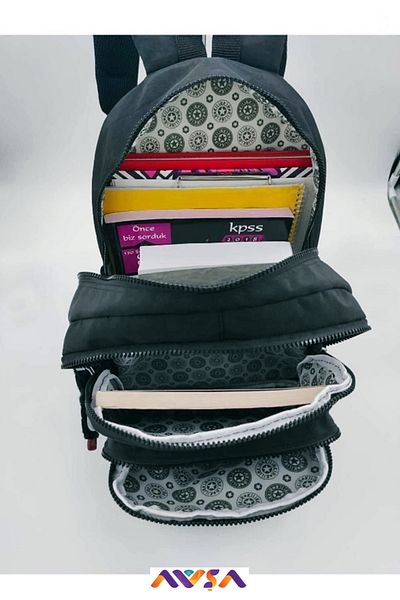 AVŞA Global Stylish Multi-Compartment Waterproof Fabric Backpack Suitable for School