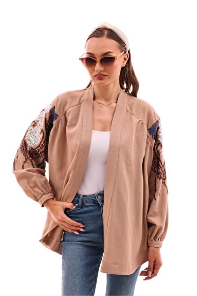 MODAJİN Dadalinakışlı Kimono Vizon