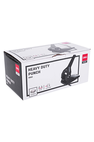 Deli Heavy Duty Punch BLACK E0160